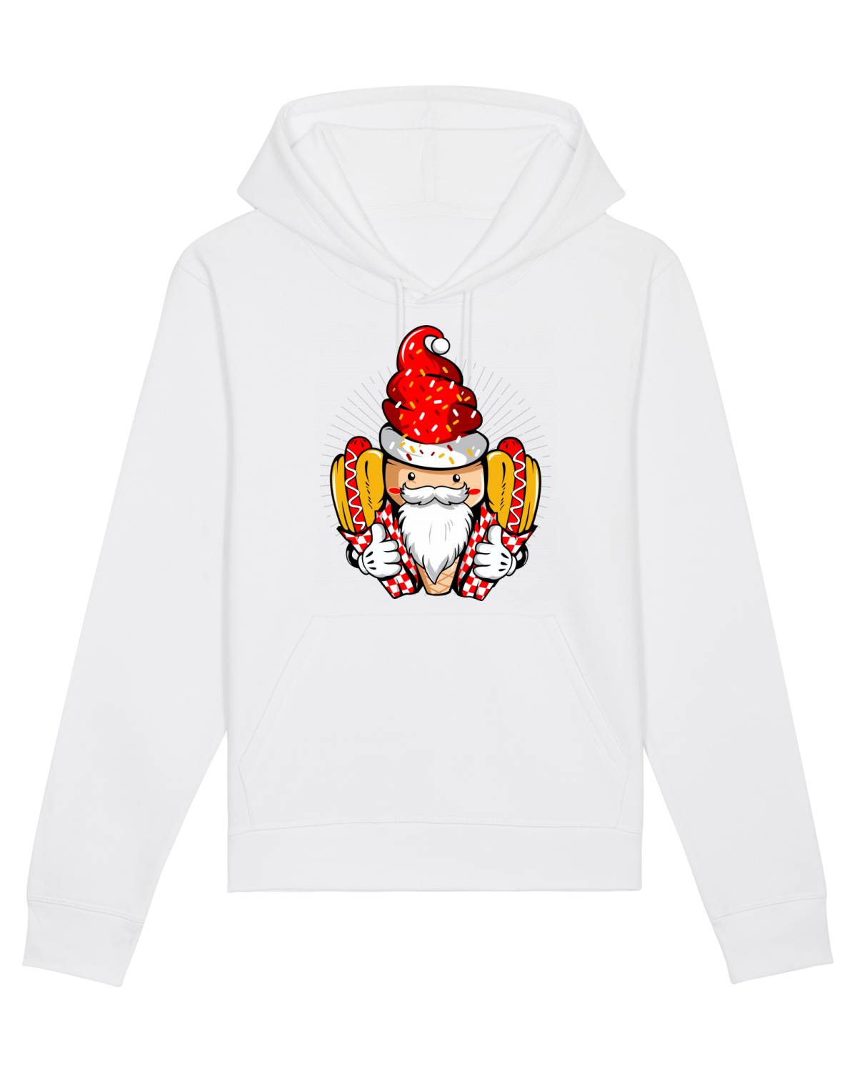 Hanorac Unisex Drummer White