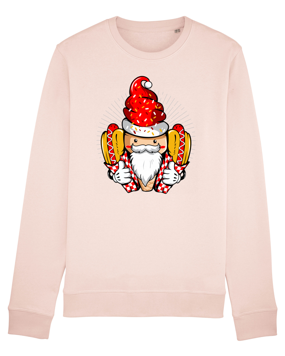 Bluză mânecă lungă Unisex Rise Candy Pink