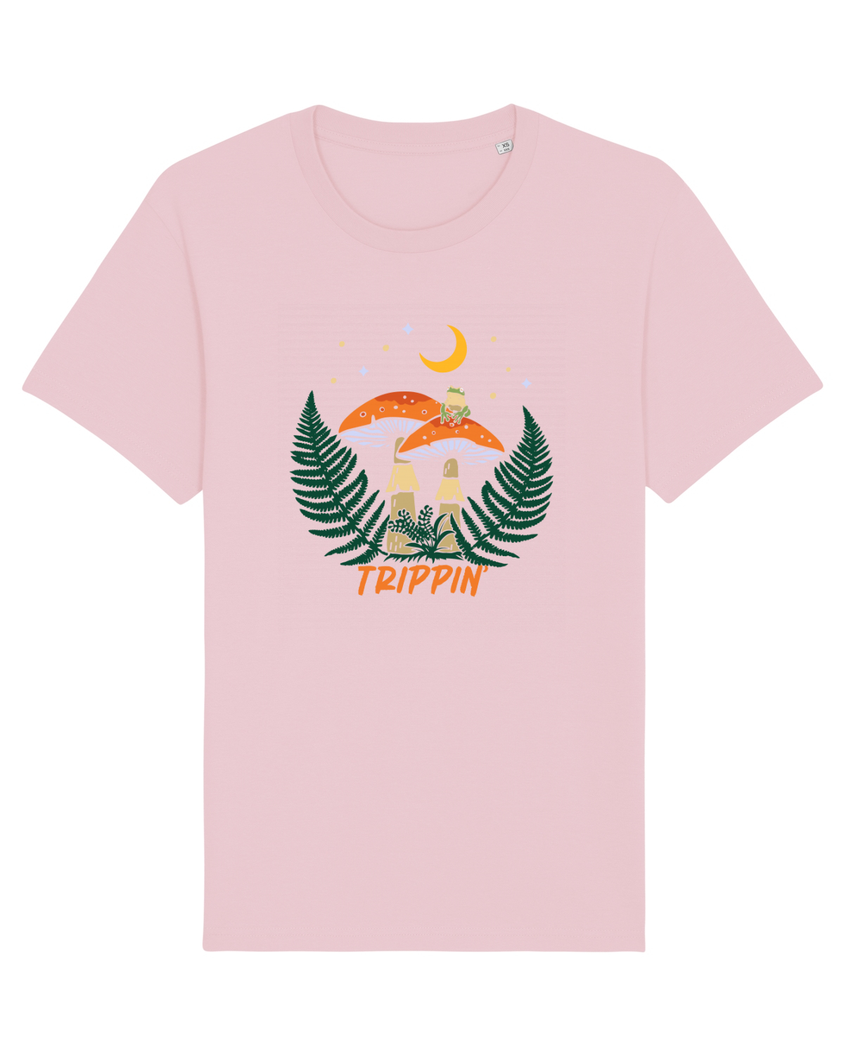 Tricou mânecă scurtă Unisex Rocker Cotton Pink