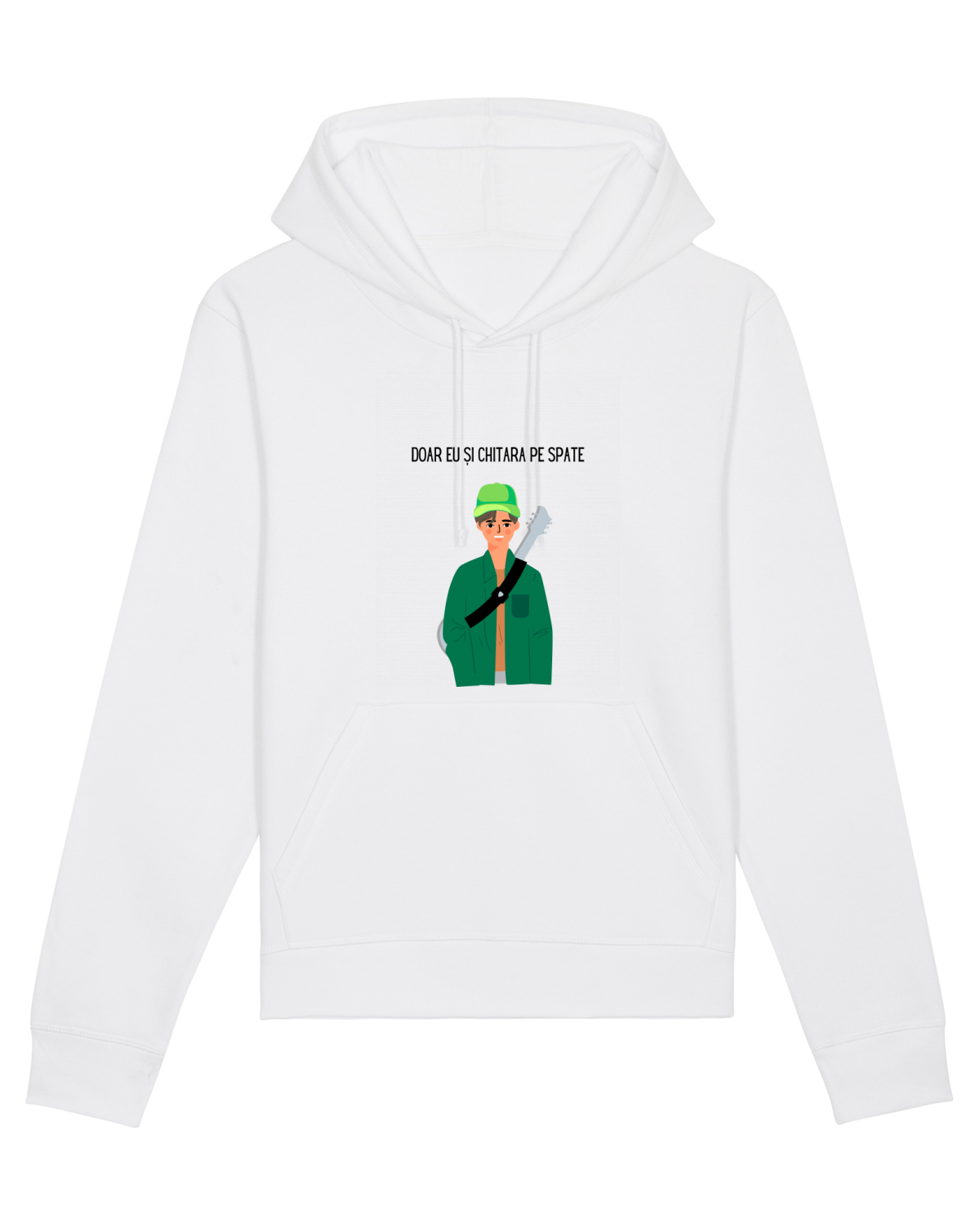 Hanorac Unisex Drummer White