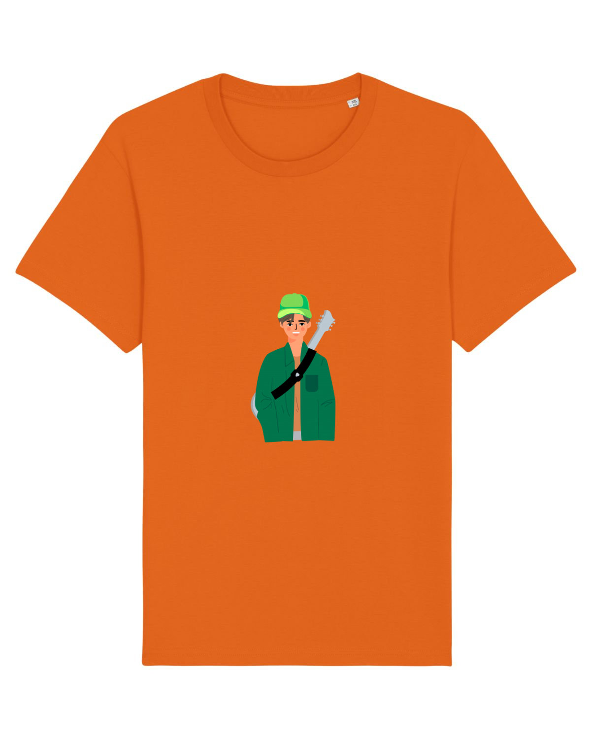 Tricou mânecă scurtă Unisex Rocker Bright Orange