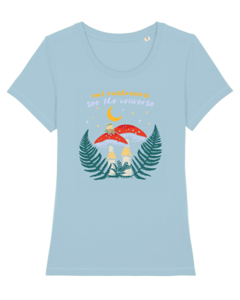 Eat mushrooms Sky Blue