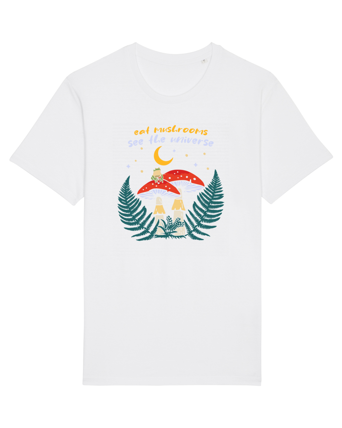 Tricou mânecă scurtă Unisex Rocker White