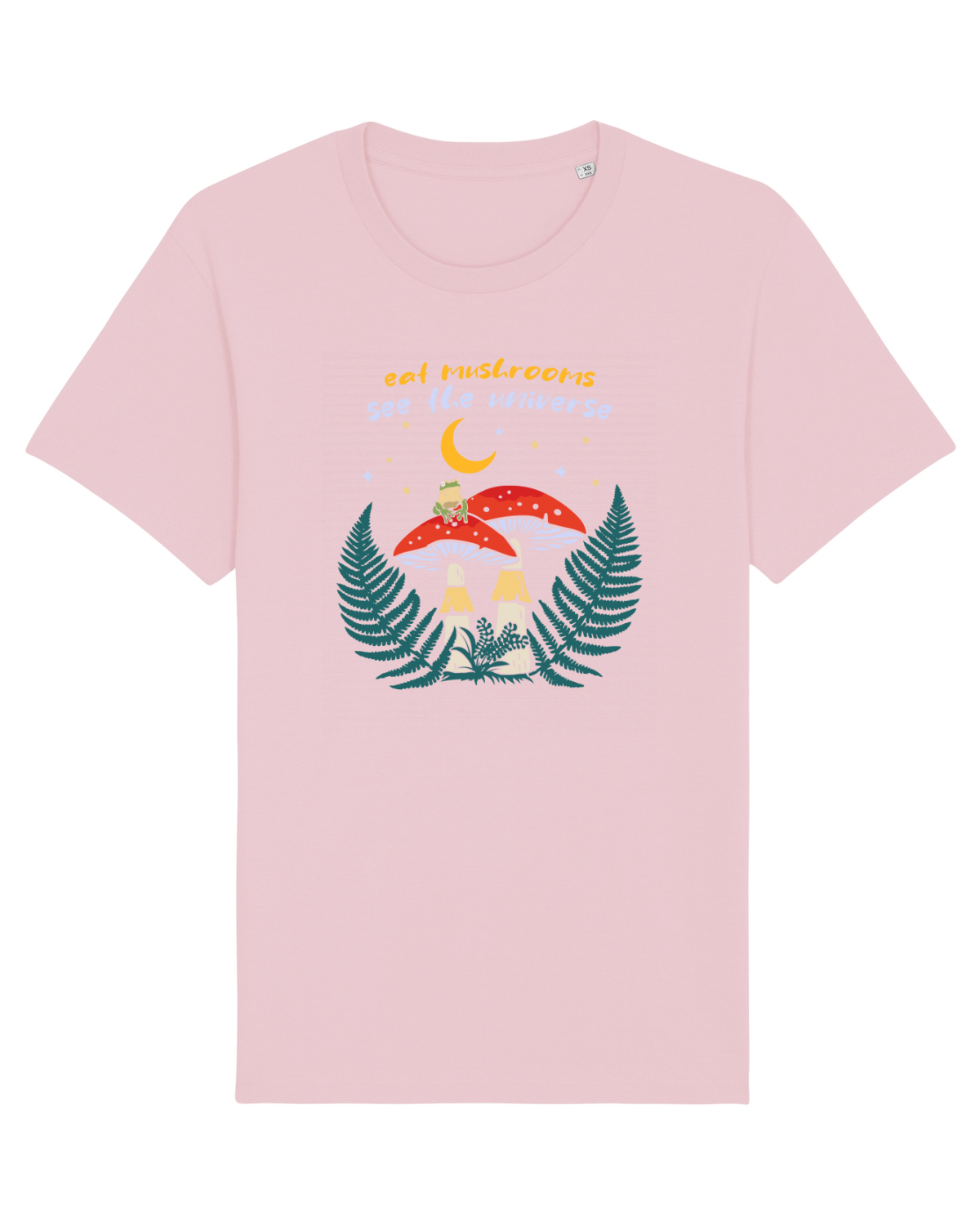 Tricou mânecă scurtă Unisex Rocker Cotton Pink