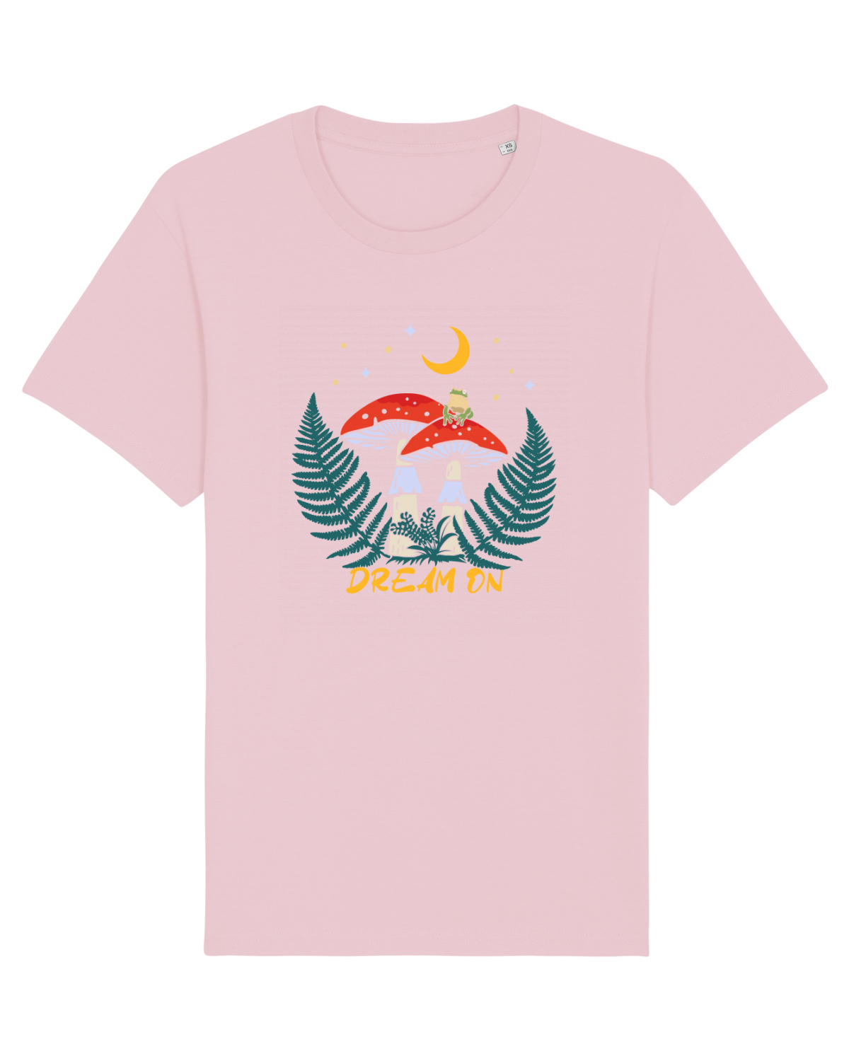 Tricou mânecă scurtă Unisex Rocker Cotton Pink