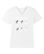 ZEBRA Tricou mânecă scurtă guler V Bărbat Presenter