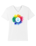 Splash Tricou mânecă scurtă guler V Bărbat Presenter