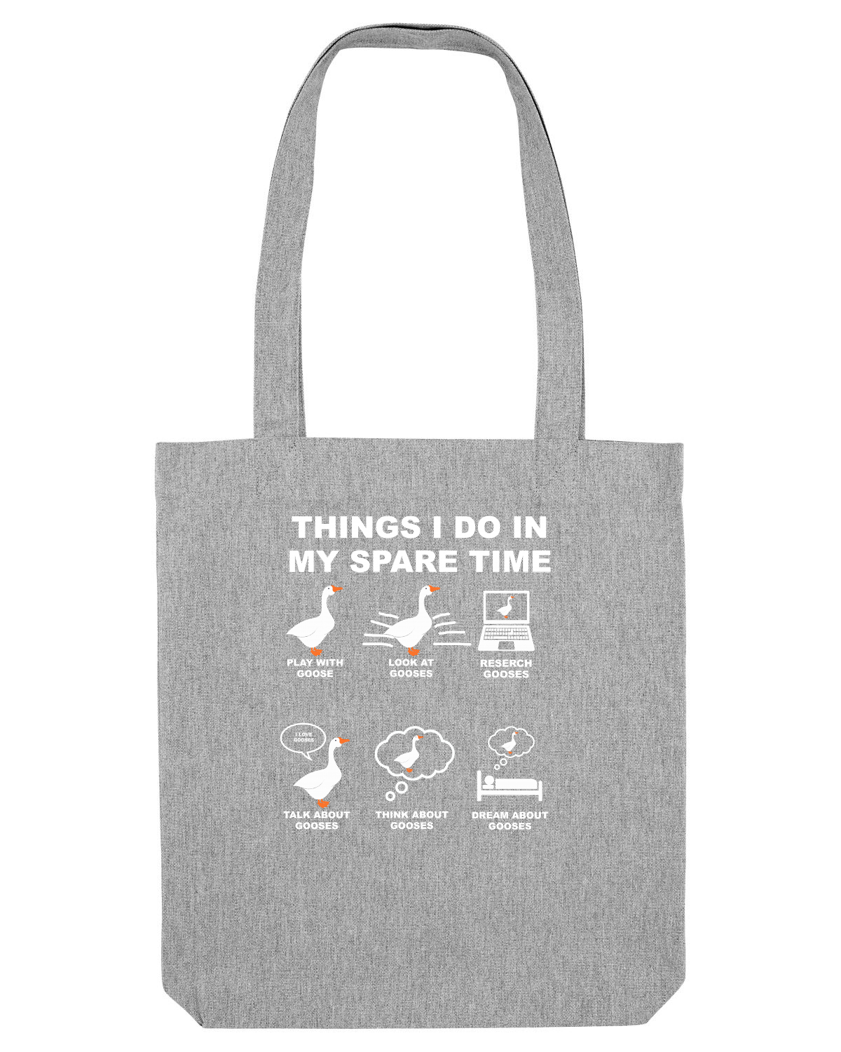 Sacoșă textilă Heather Grey