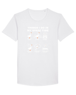 GOOSE Tricou mânecă scurtă guler larg Bărbat Skater