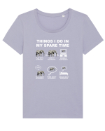 ELEPHANTS Tricou mânecă scurtă guler larg fitted Damă Expresser