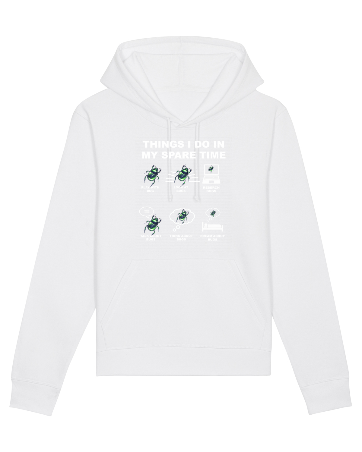 Hanorac Unisex Drummer White