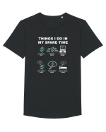 BUGS Tricou mânecă scurtă guler larg Bărbat Skater