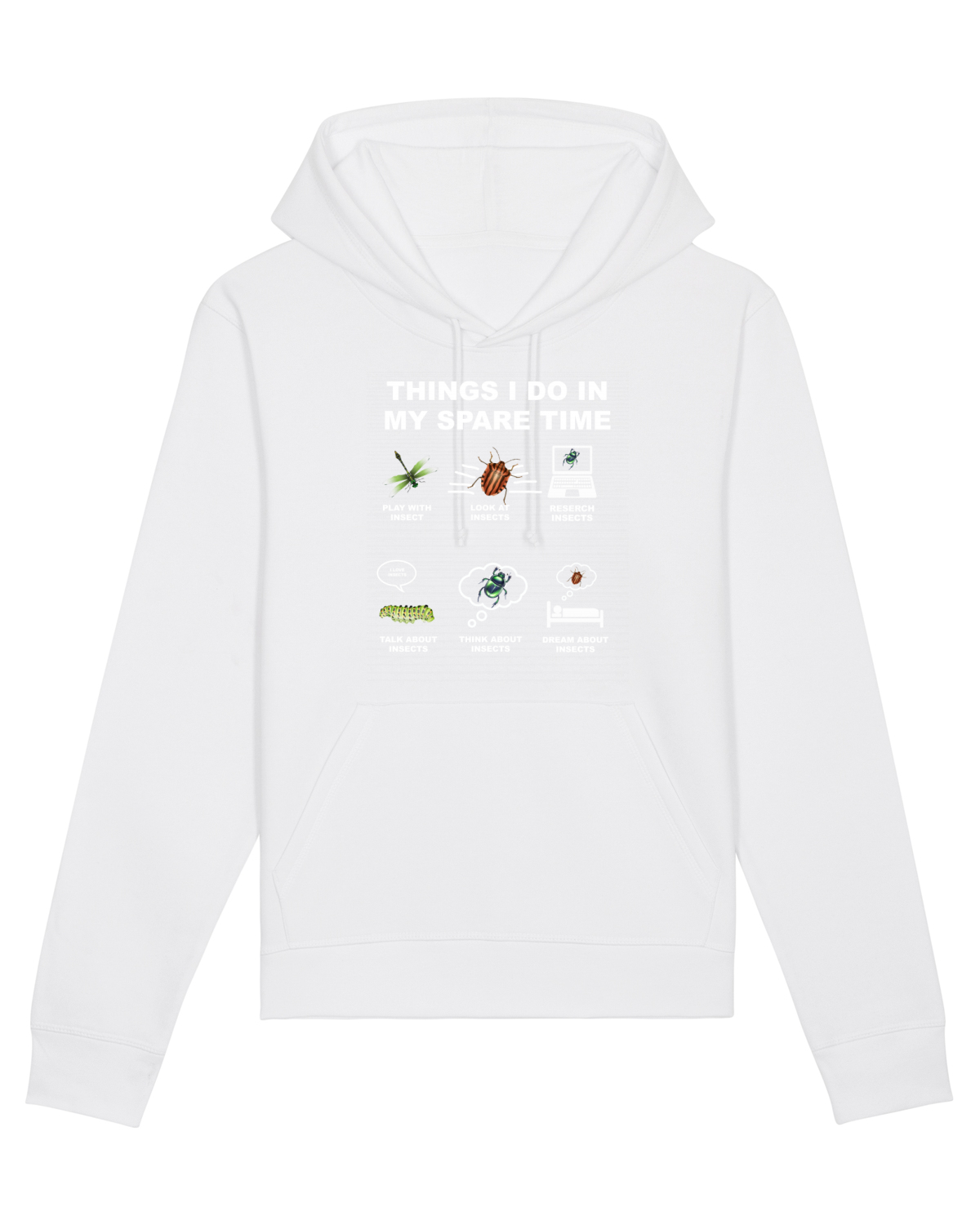Hanorac Unisex Drummer White