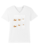 TIGER Tricou mânecă scurtă guler V Bărbat Presenter