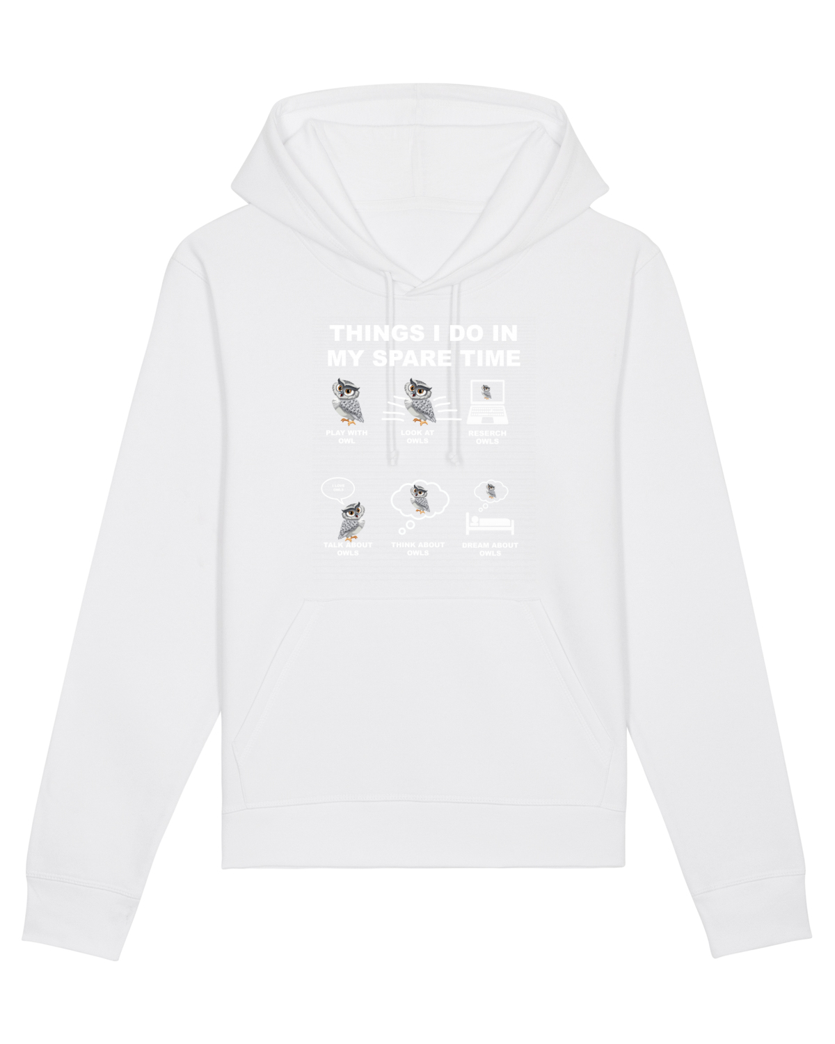 Hanorac Unisex Drummer White