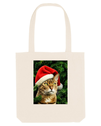 Cat in Christmas tree Natural