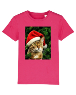 Cat in Christmas tree Tricou mânecă scurtă  Copii Mini Creator