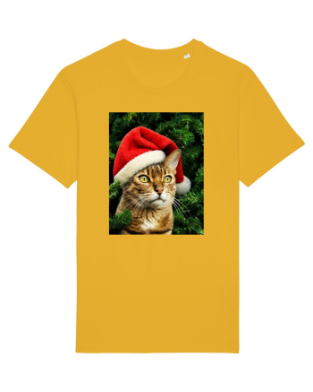 Cat in Christmas tree Spectra Yellow