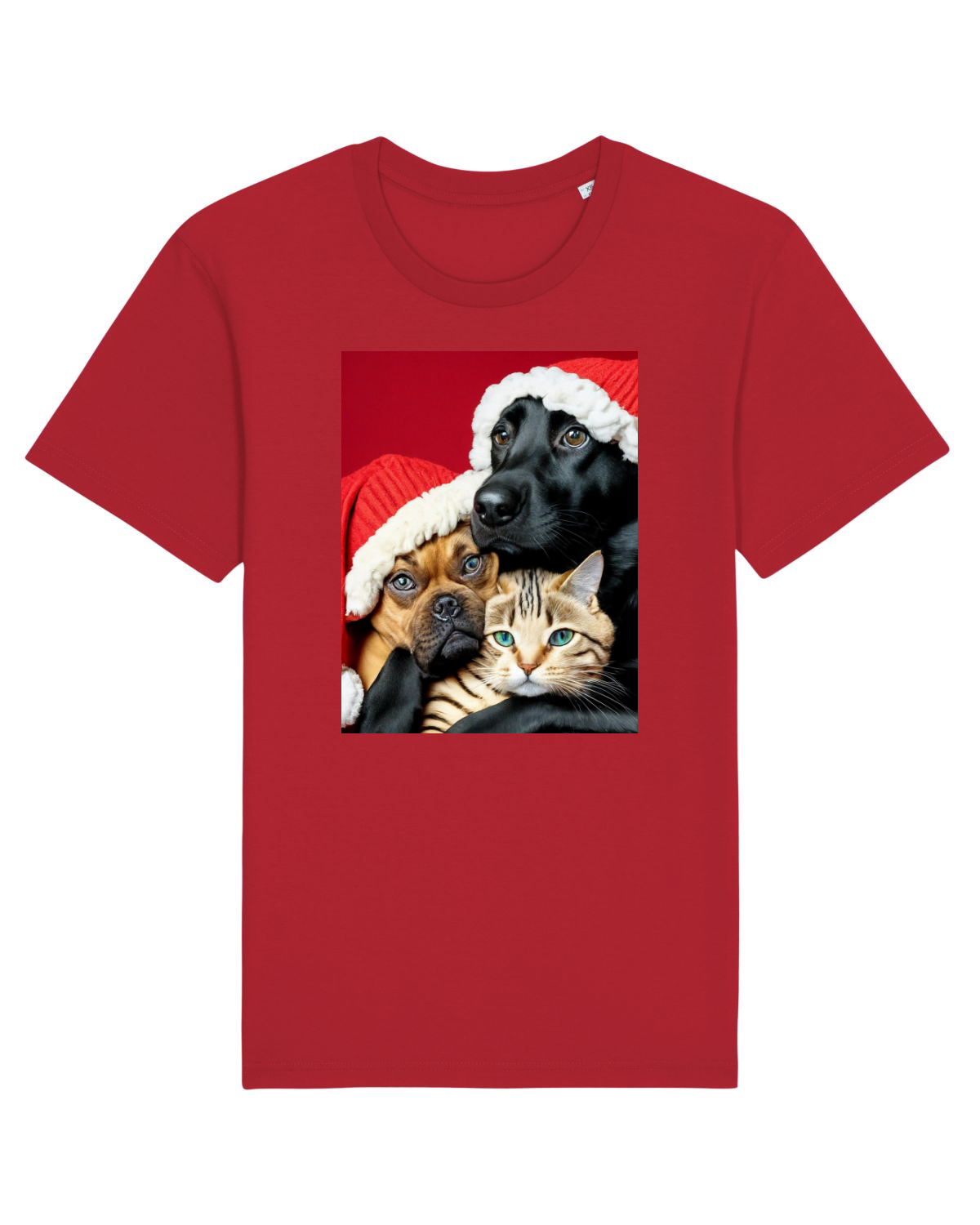 Tricou mânecă scurtă Unisex Rocker Red