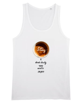 Cup of coffee. Enjoy all the simple thing in Your life.  White