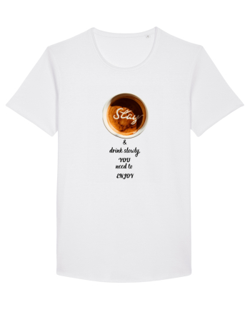 Cup of coffee. Enjoy all the simple thing in Your life.  White