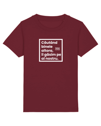 Căutând binele altora, îl găsim pe al nostru. Burgundy