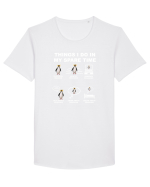 PENGUIN Tricou mânecă scurtă guler larg Bărbat Skater