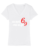 69 Tricou mânecă scurtă guler V Damă Evoker