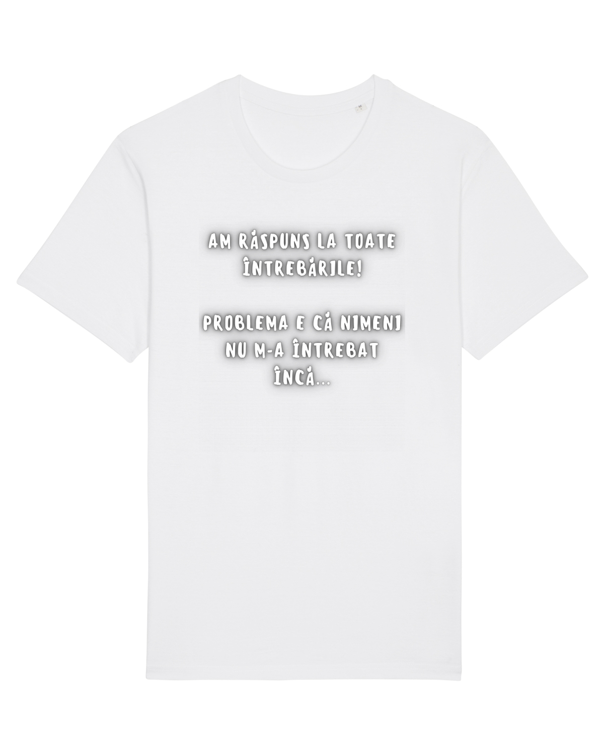 Tricou mânecă scurtă Unisex Rocker White