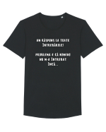 AM RĂSPUNS LA TOATE ÎNTREBĂRILE Tricou mânecă scurtă guler larg Bărbat Skater