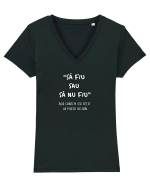 SĂ FIU SAU SĂ NU FIU! Tricou mânecă scurtă guler V Damă Evoker