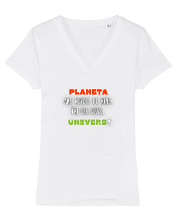 PLANETA ARE NEVOIE DE MINE White