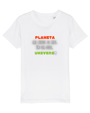 PLANETA ARE NEVOIE DE MINE White
