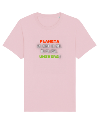 PLANETA ARE NEVOIE DE MINE Cotton Pink