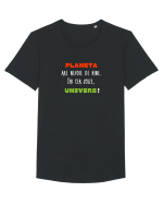 PLANETA ARE NEVOIE DE MINE Tricou mânecă scurtă guler larg Bărbat Skater