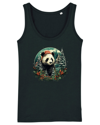 Christmas Panda Black