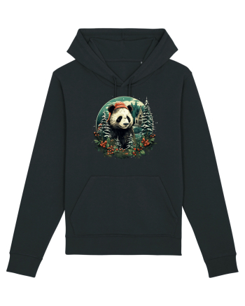 Christmas Panda Black