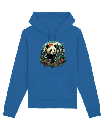 Christmas Panda Royal Blue