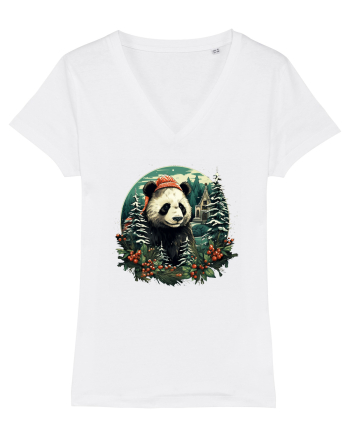 Christmas Panda White