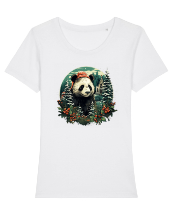Christmas Panda White