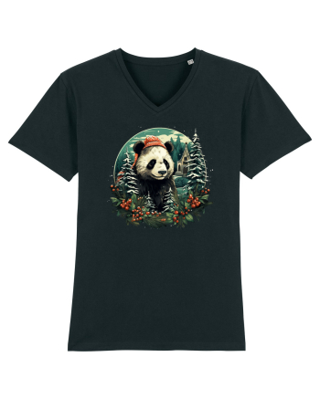 Christmas Panda Black