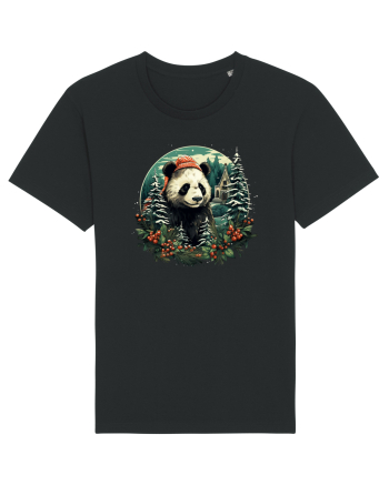 Christmas Panda Black