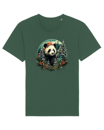Christmas Panda Bottle Green