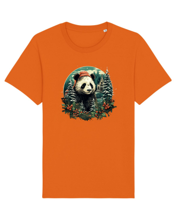 Christmas Panda Bright Orange