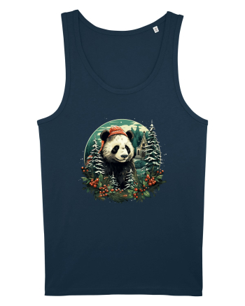 Christmas Panda Navy