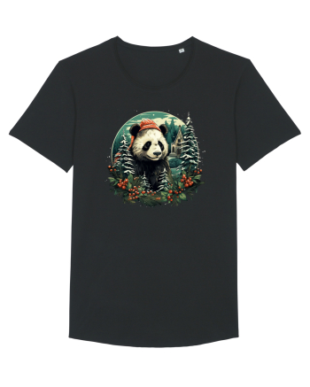 Christmas Panda Black