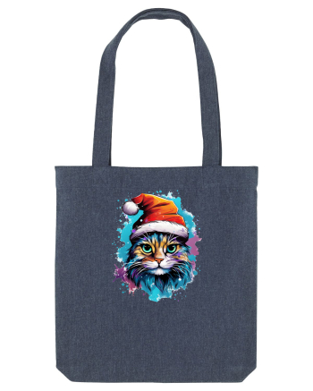 Christmas cat Midnight Blue