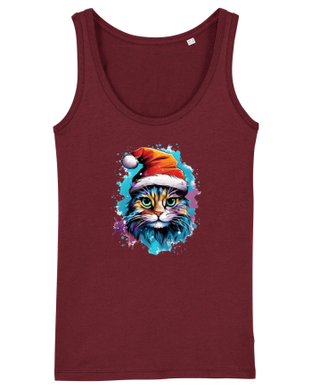 Christmas cat Burgundy