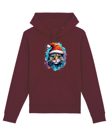 Christmas cat Burgundy