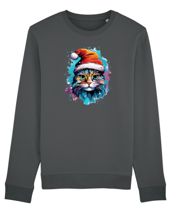 Christmas cat Anthracite